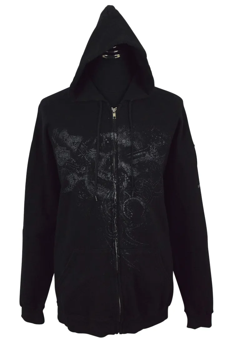 Black Harley-Davidson Brand Hoodie