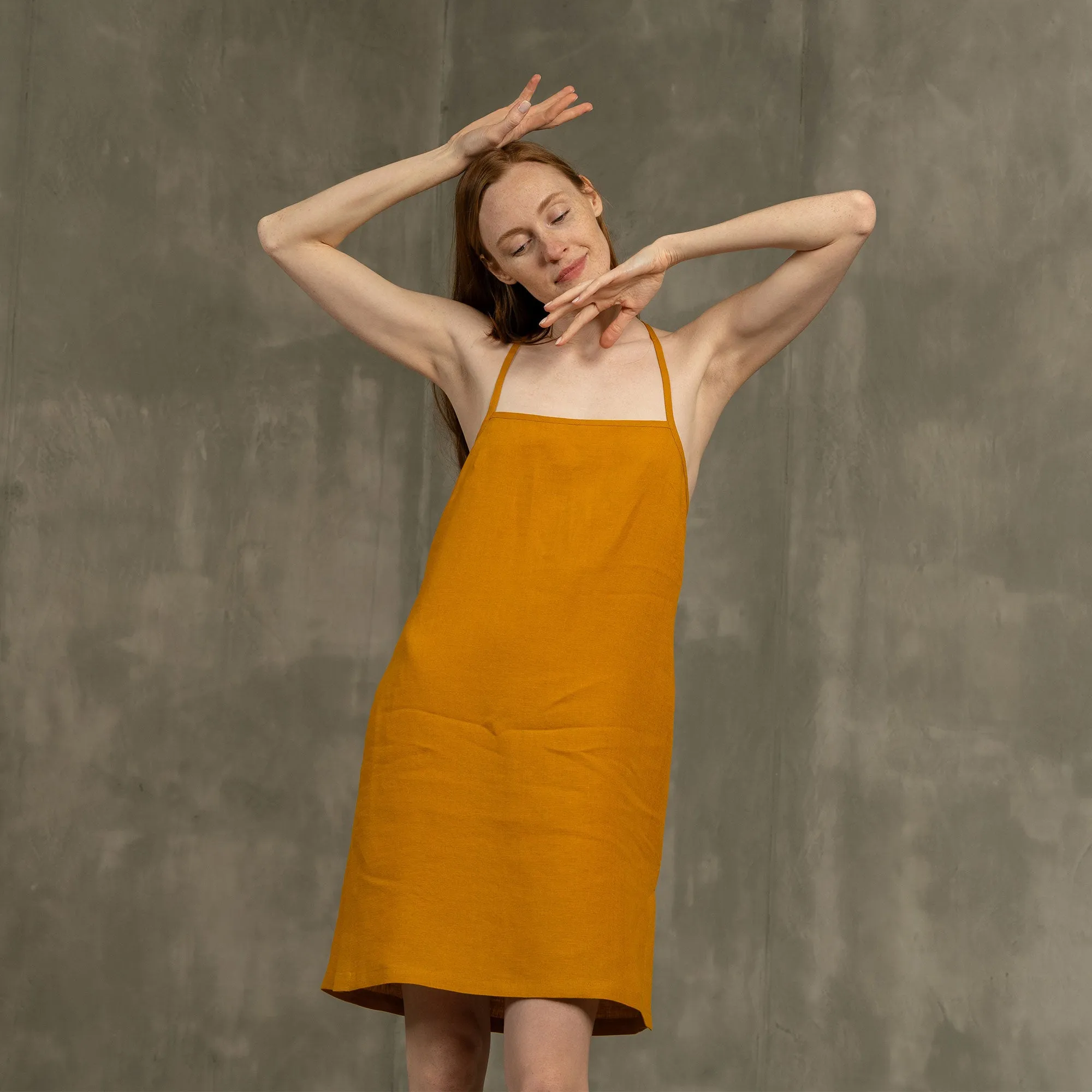 Cross Back Mini Dress Elora