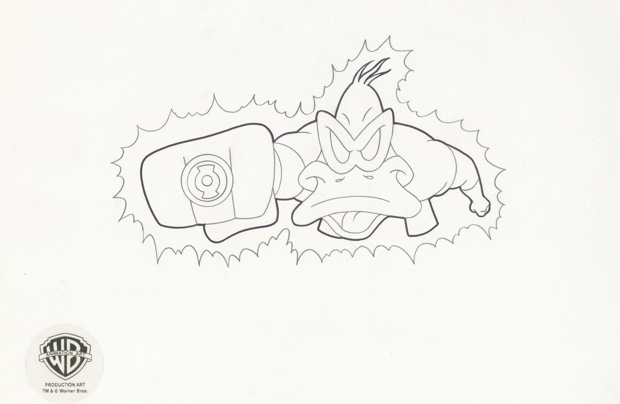 Duck Dodgers Original Production Drawing: Daffy Duck
