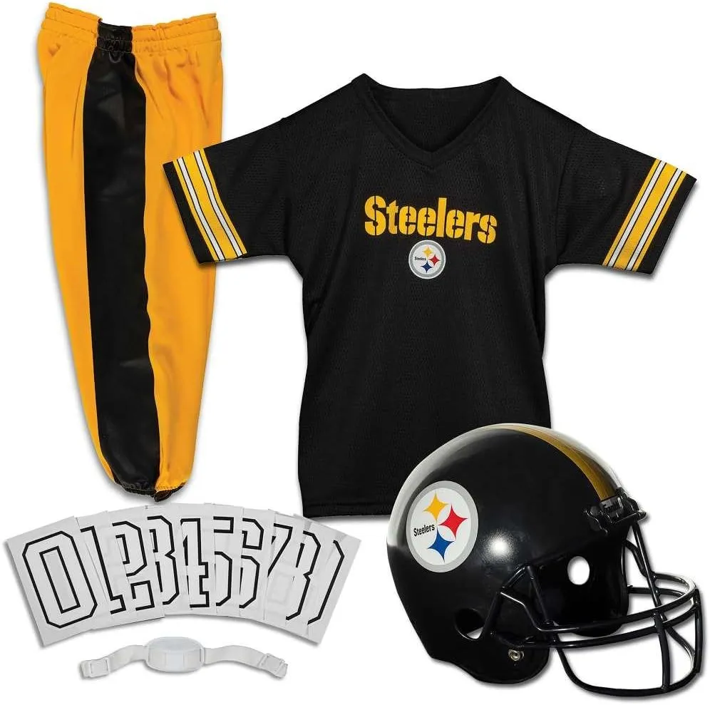 Franklin Sports NFL Youth Football Uniform Set for Boys & Girls - Includes Helmet, Jersey & Pants with Chinstrap   Numbers