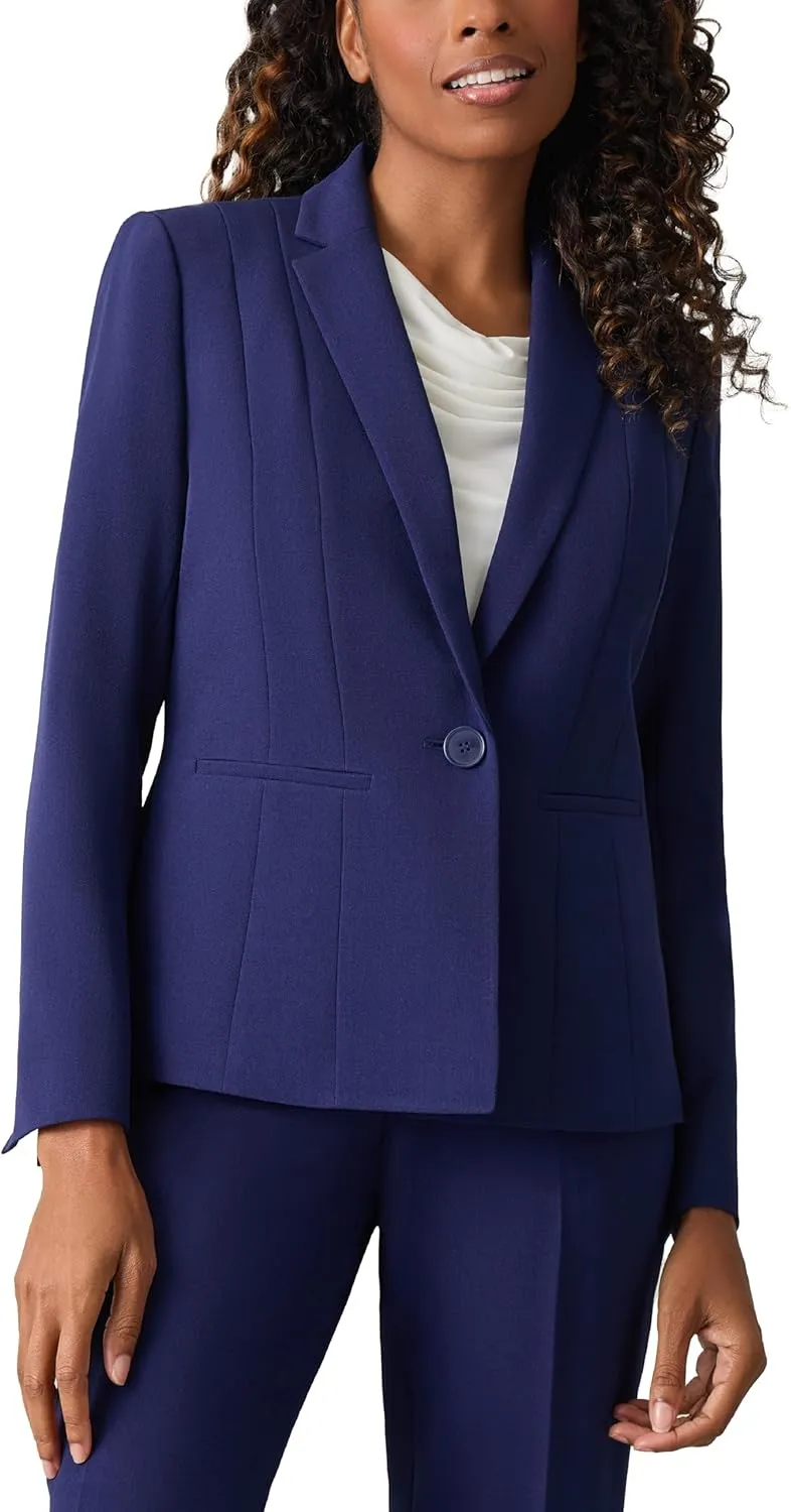 Kasper Women's Plus-Size One Button Blazer