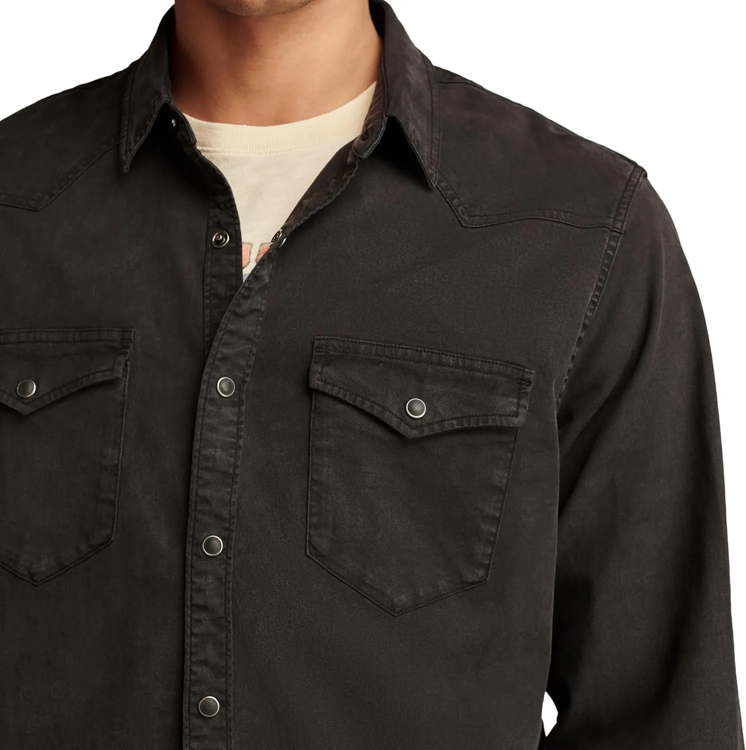 Lucky Brand Men's Twill Western