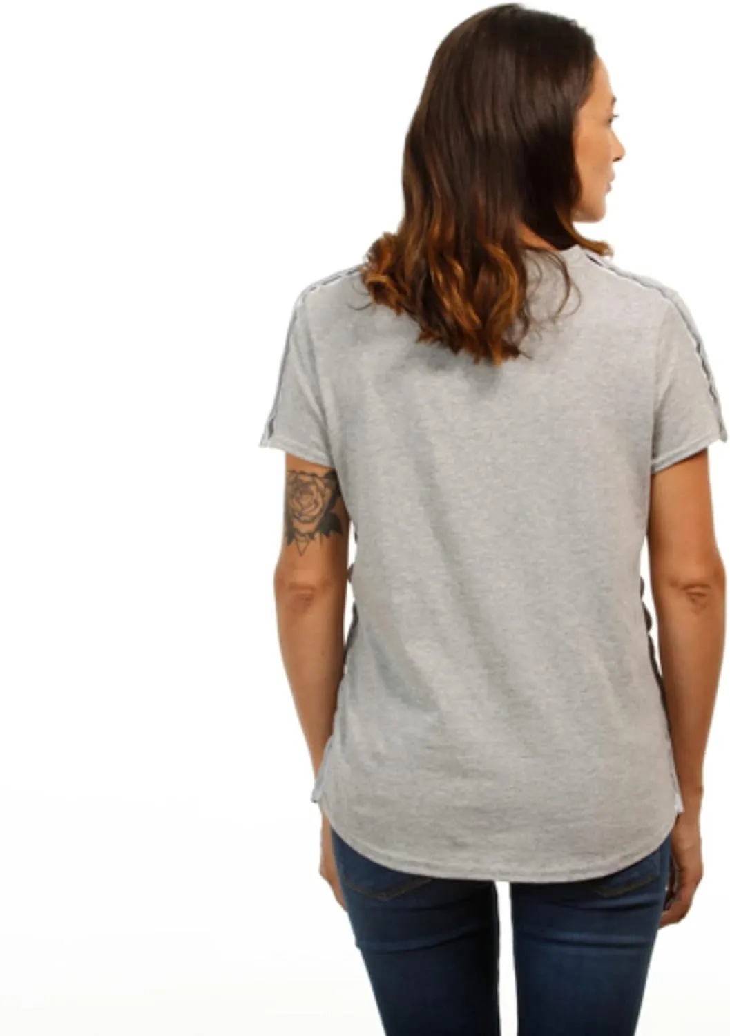 MAI Shoulder Surgery Shirts for Women - Soft Fabric Tear Away Shirt with Premium Snap, Chemo Shirts for Port Access