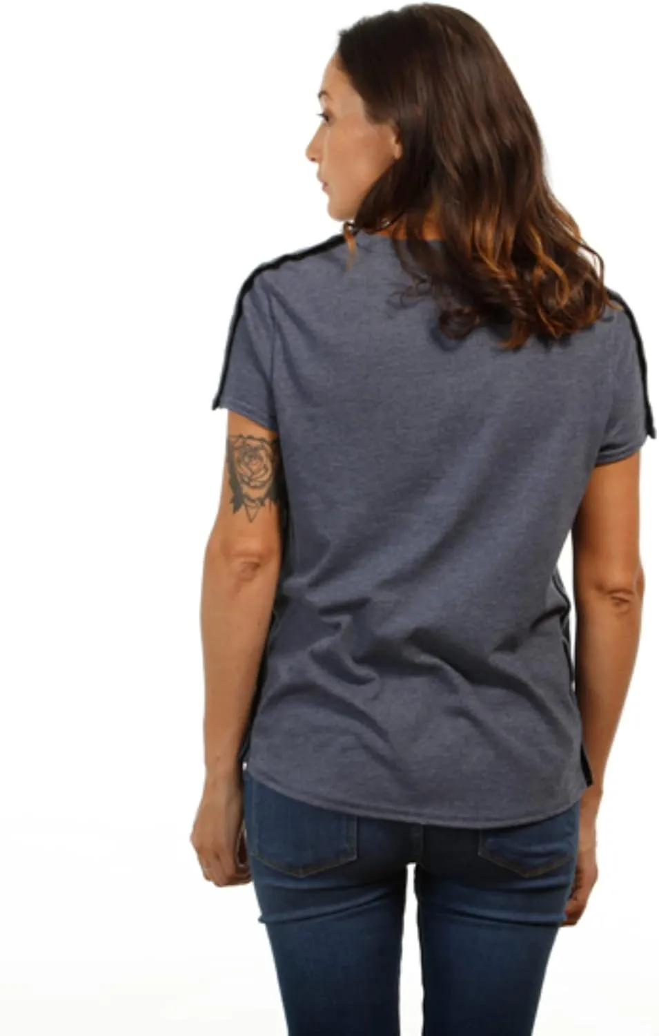 MAI Shoulder Surgery Shirts for Women - Soft Fabric Tear Away Shirt with Premium Snap, Chemo Shirts for Port Access