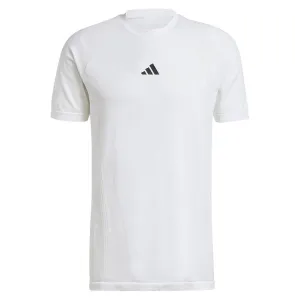 Mens Pro Seamless Tennis Top White
