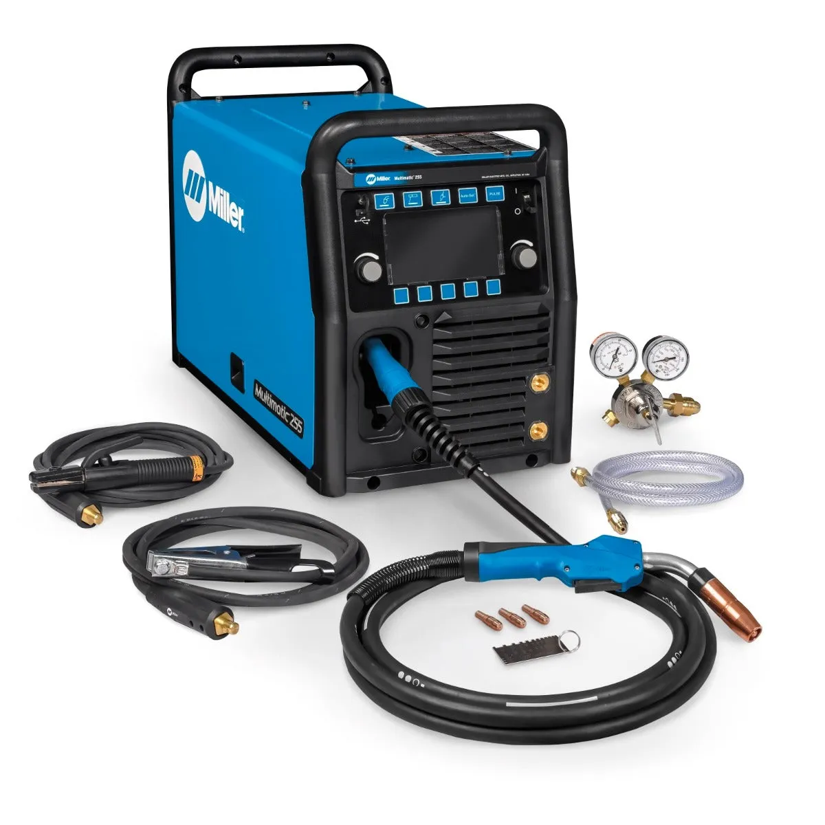 Miller Multimatic 255 Pulsed Multiprocess Welder w/Running Gear (208-575V) (951767)