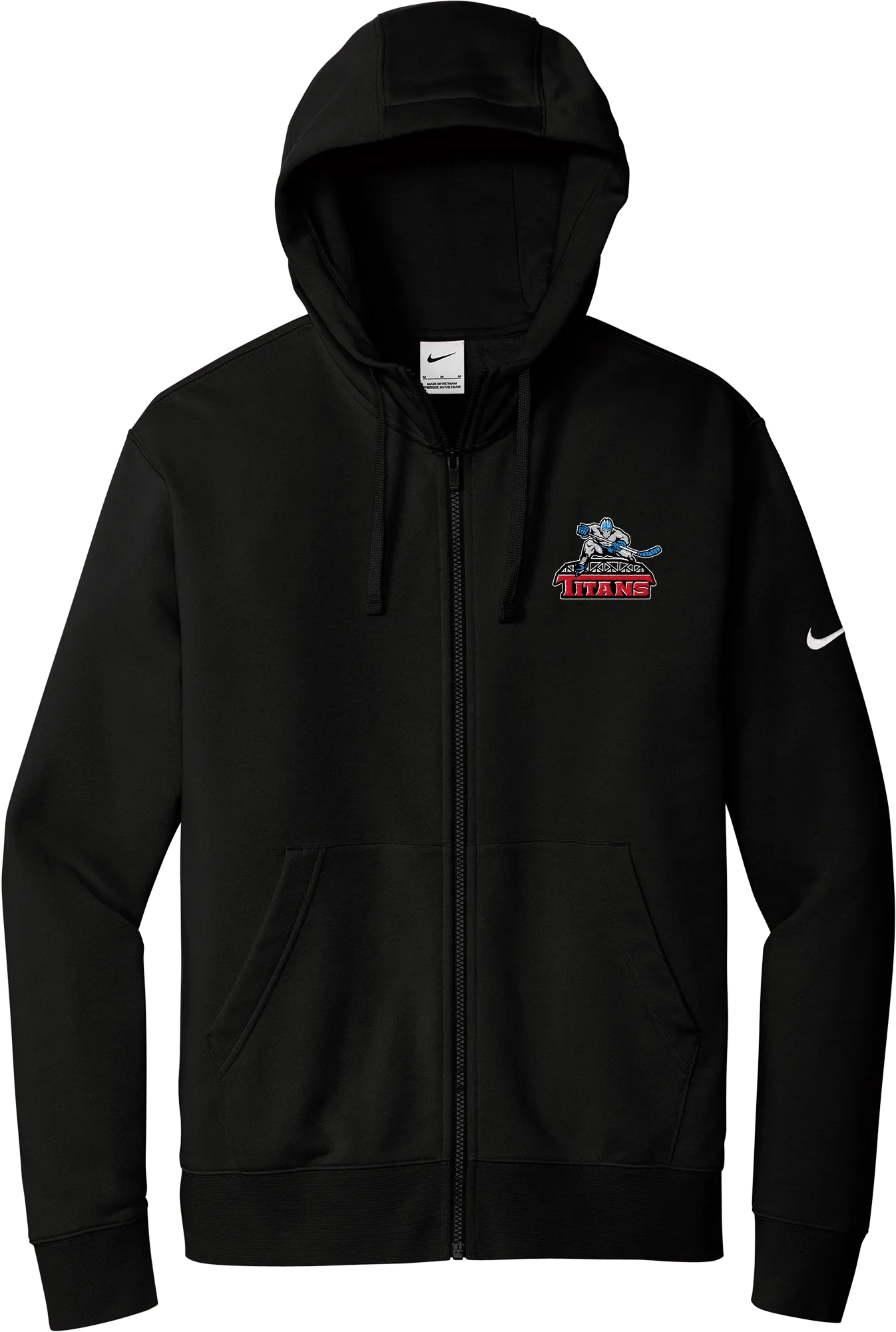 NJ Titans Nike Club Fleece Sleeve Swoosh Full-Zip Hoodie