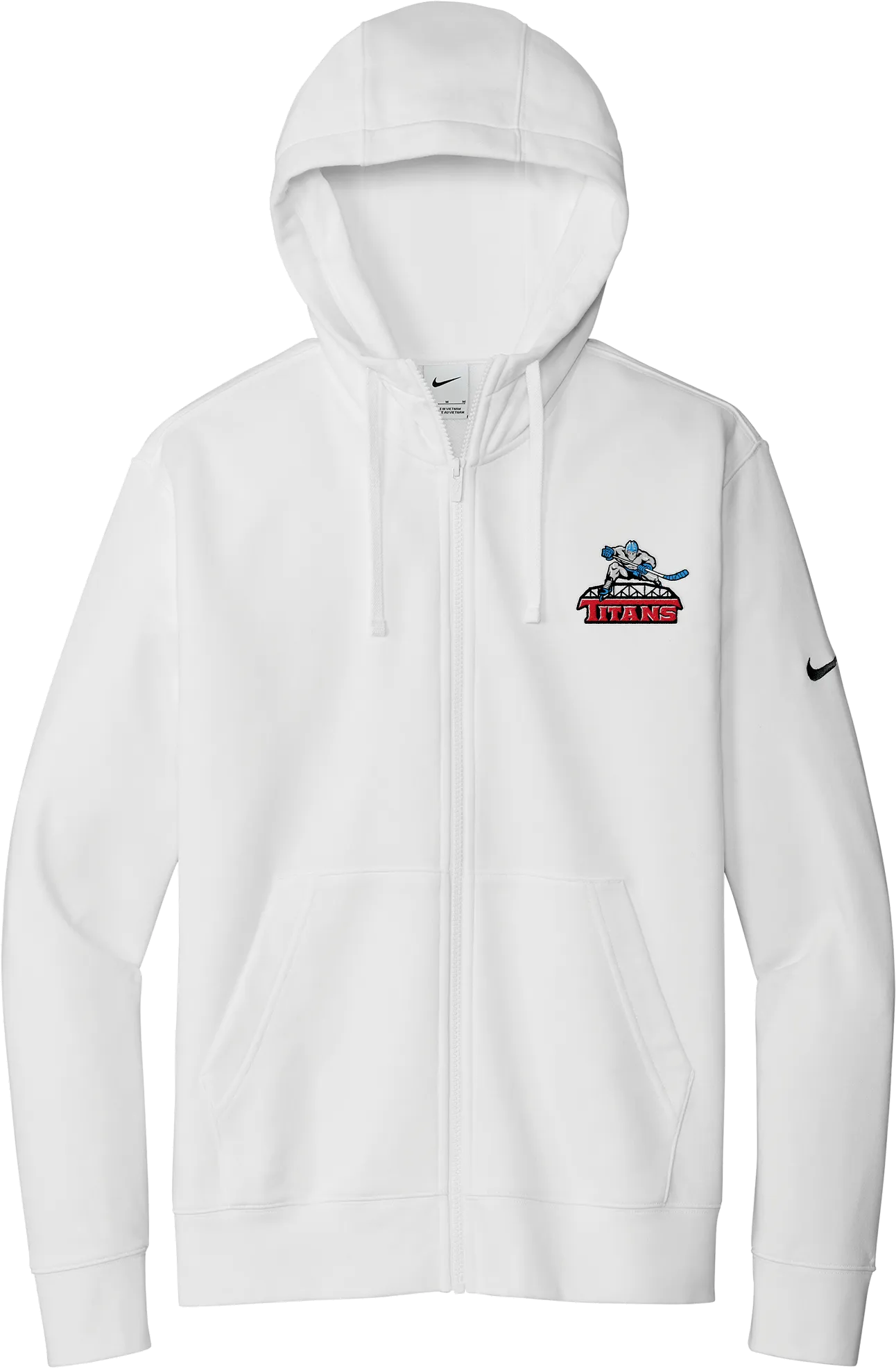 NJ Titans Nike Club Fleece Sleeve Swoosh Full-Zip Hoodie