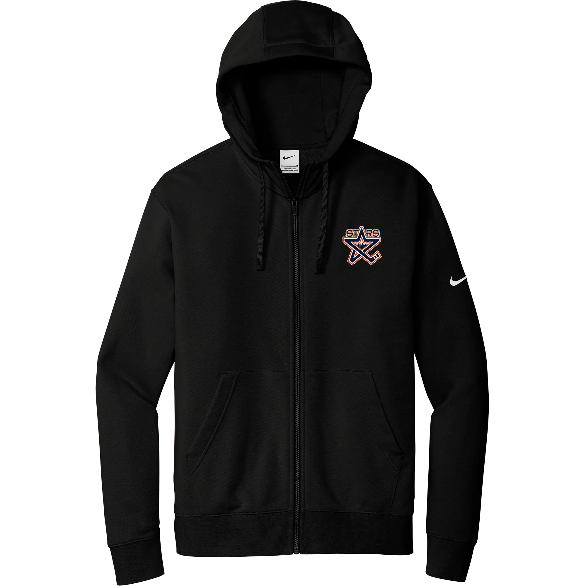 NY Stars Nike Club Fleece Sleeve Swoosh Full-Zip Hoodie