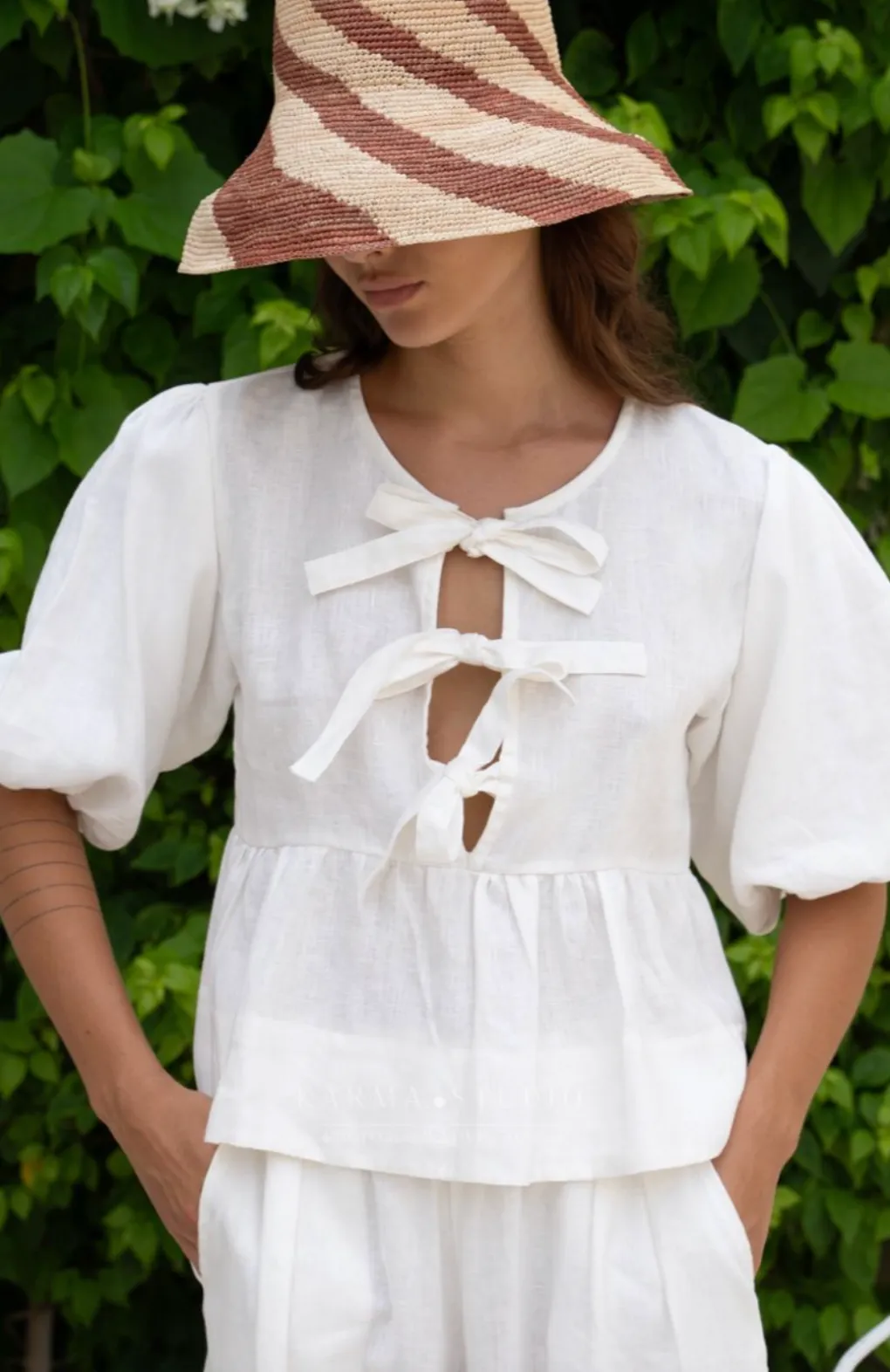Pia Top Linen - Wholesale