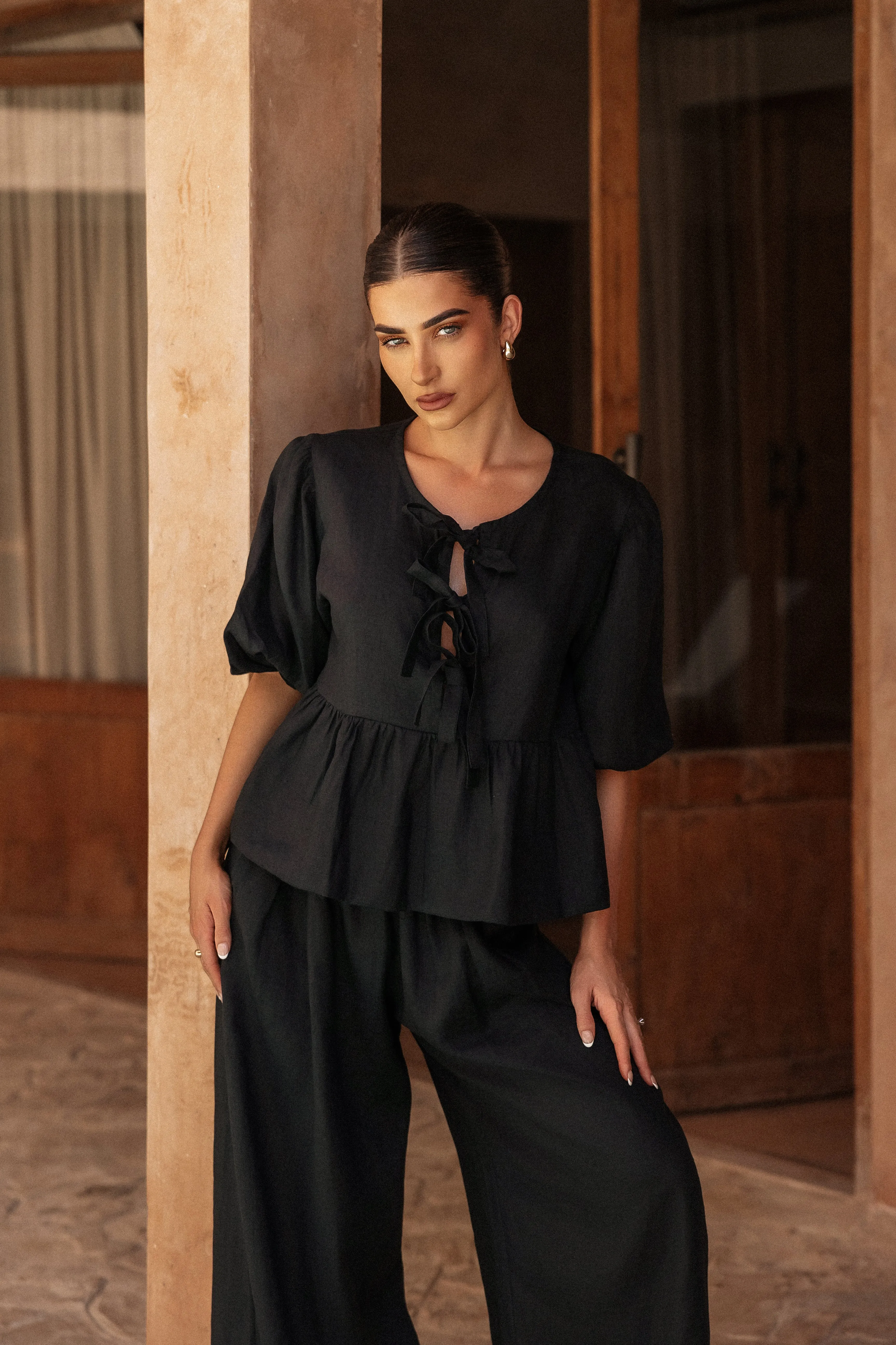 Pia Top Linen - Wholesale