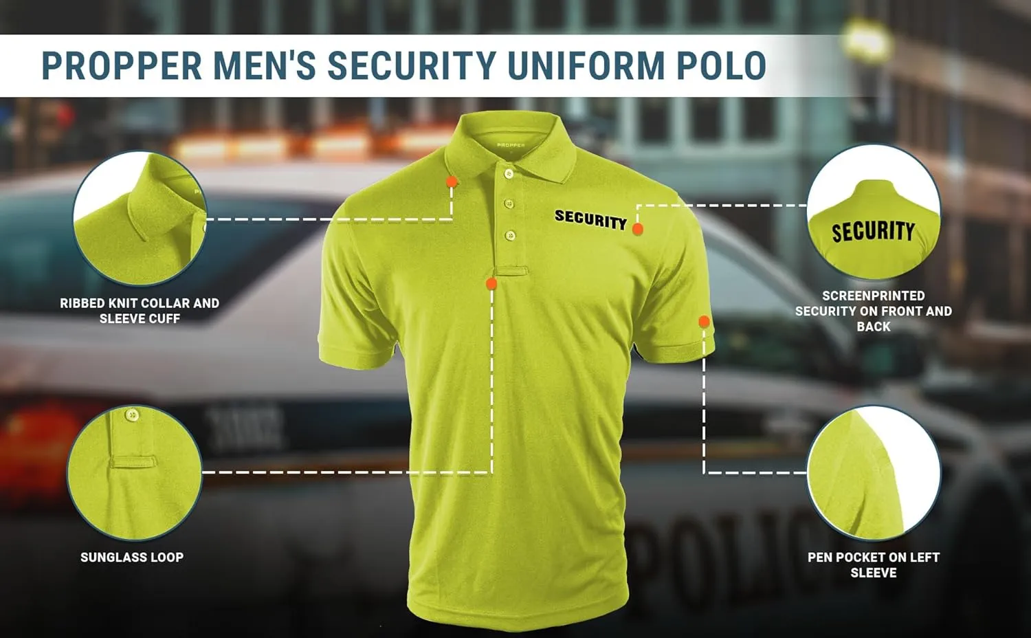 Propper Short Sleeve Security Uniform Polo Shirt