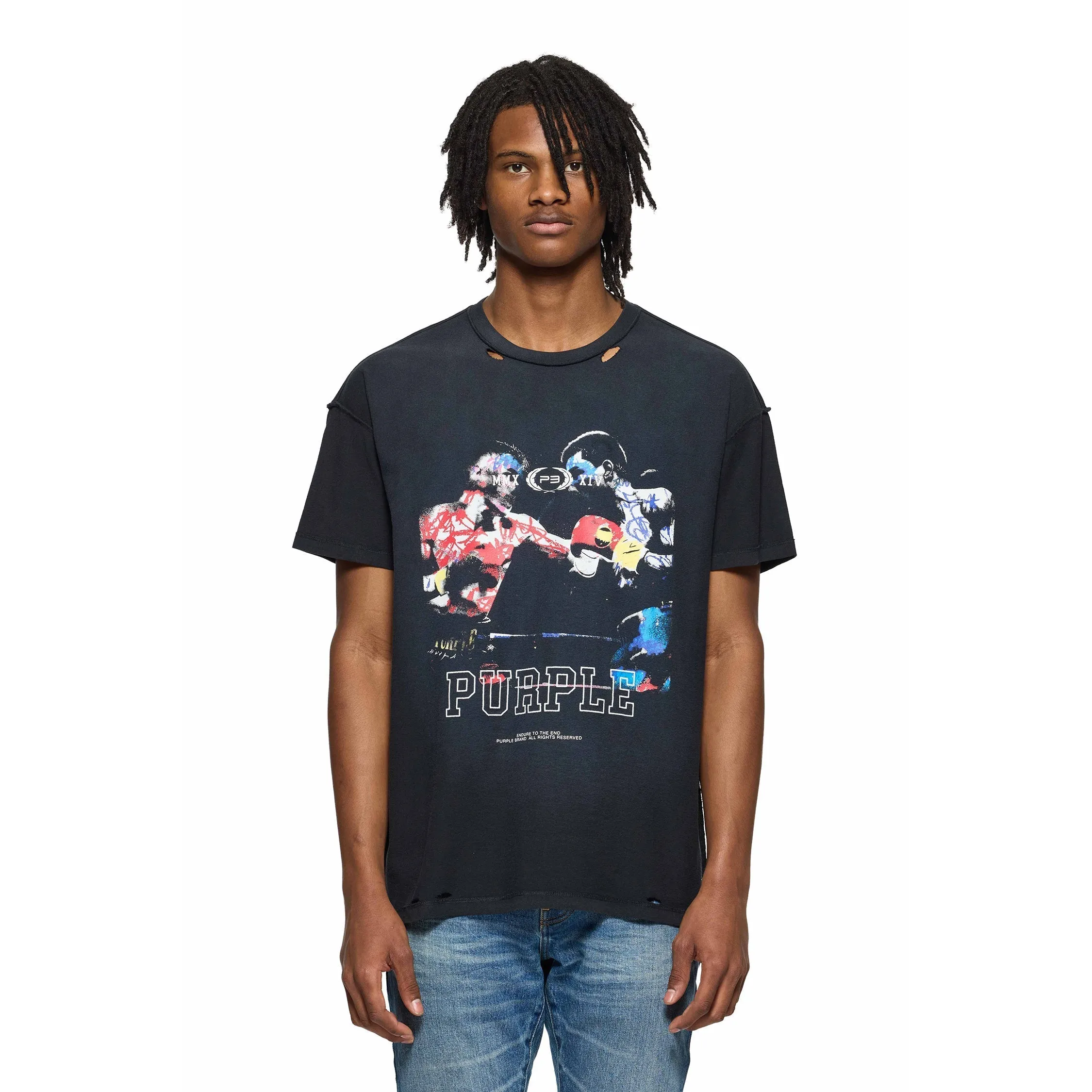 Purple Brand Fight Night Tee