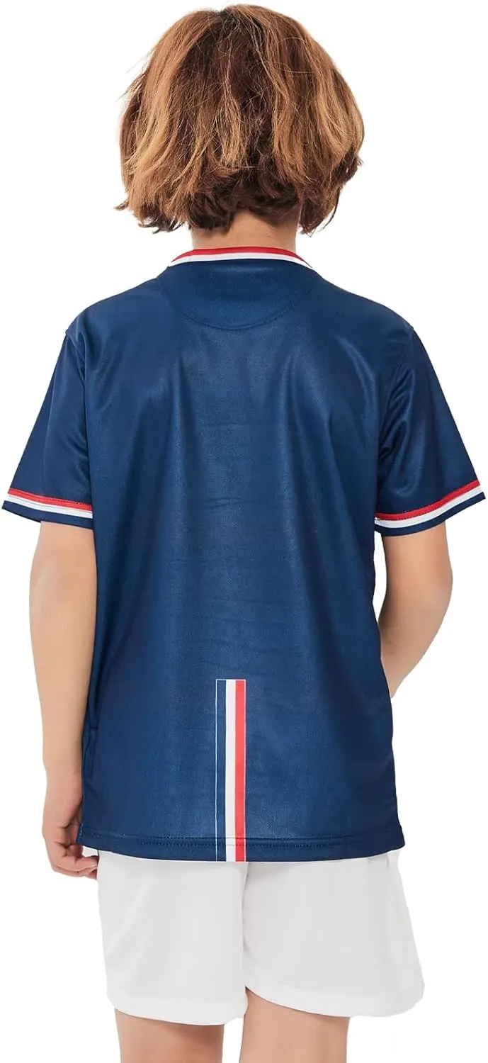 Soccer Jerseys for Kids Boys & Girls,Youth Soccer Jersey Practice Outfits Football Training Uniforms Set 4-16Y